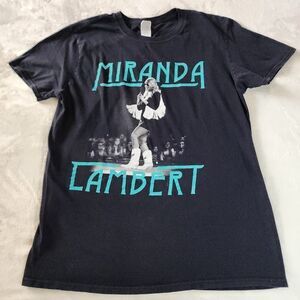 Gildan Miranda Lambert Liven Like Hippies Black Tshirt With Graphics Size Medium